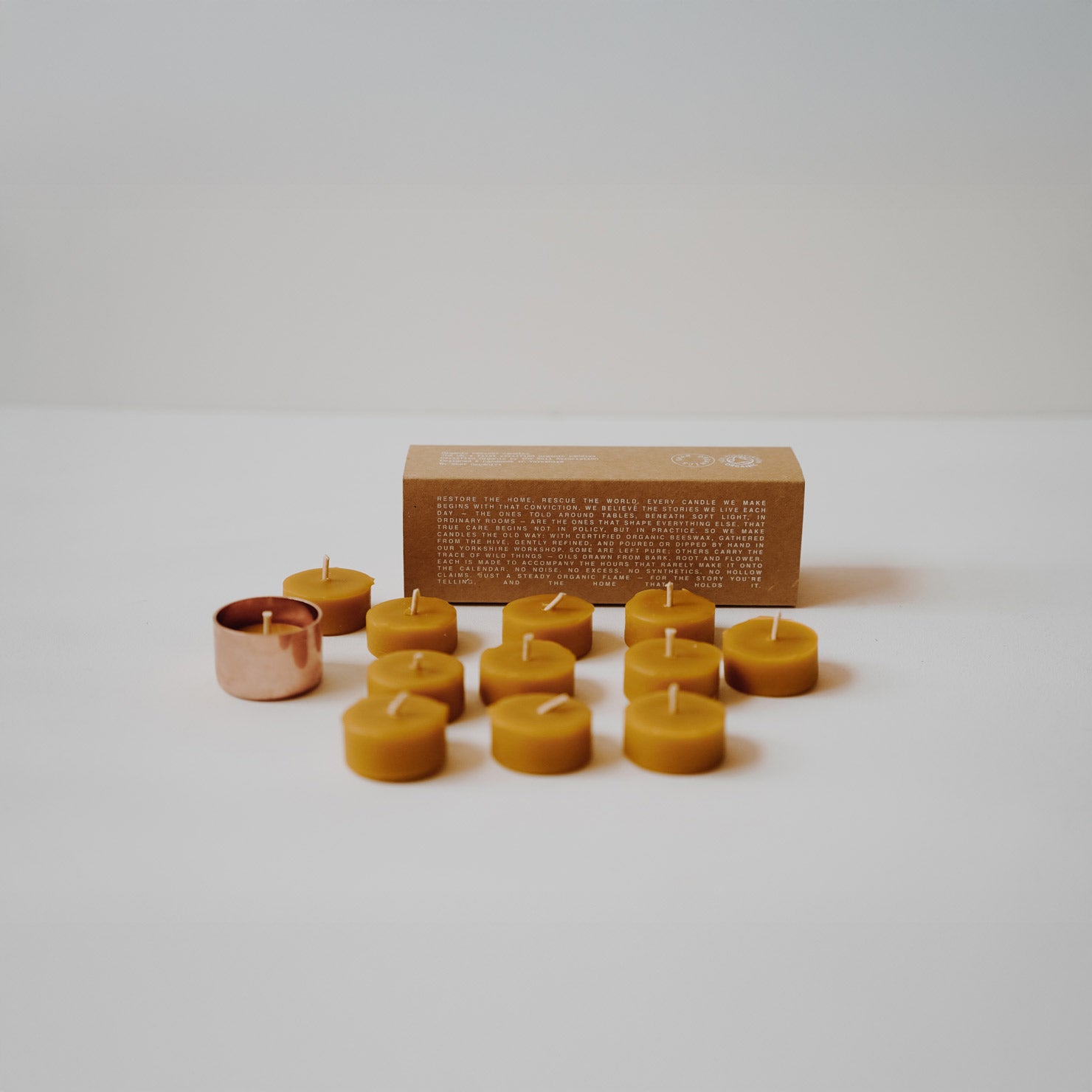 Organic Beeswax Tealights