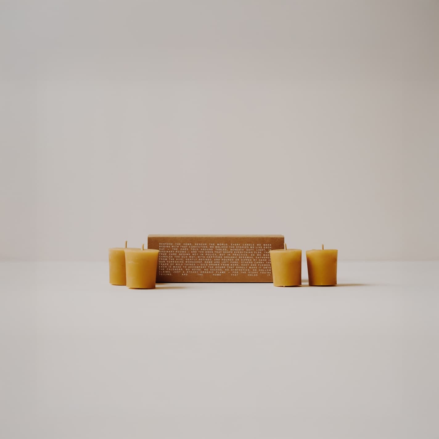 Organic Beeswax Votives
