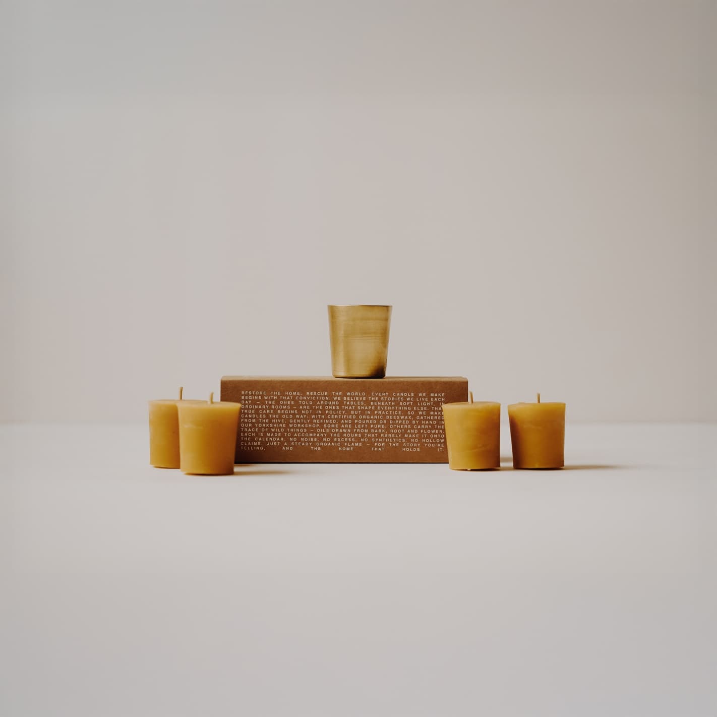 Organic Beeswax Votives