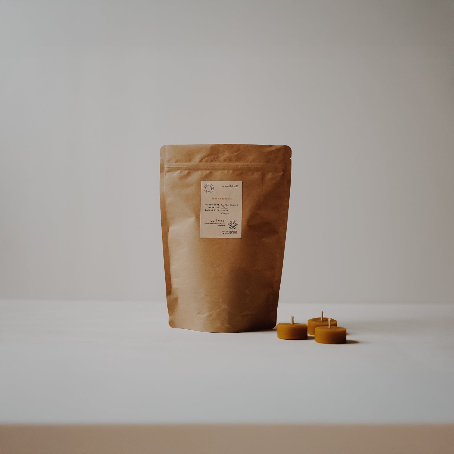 Organic Beeswax Tealights