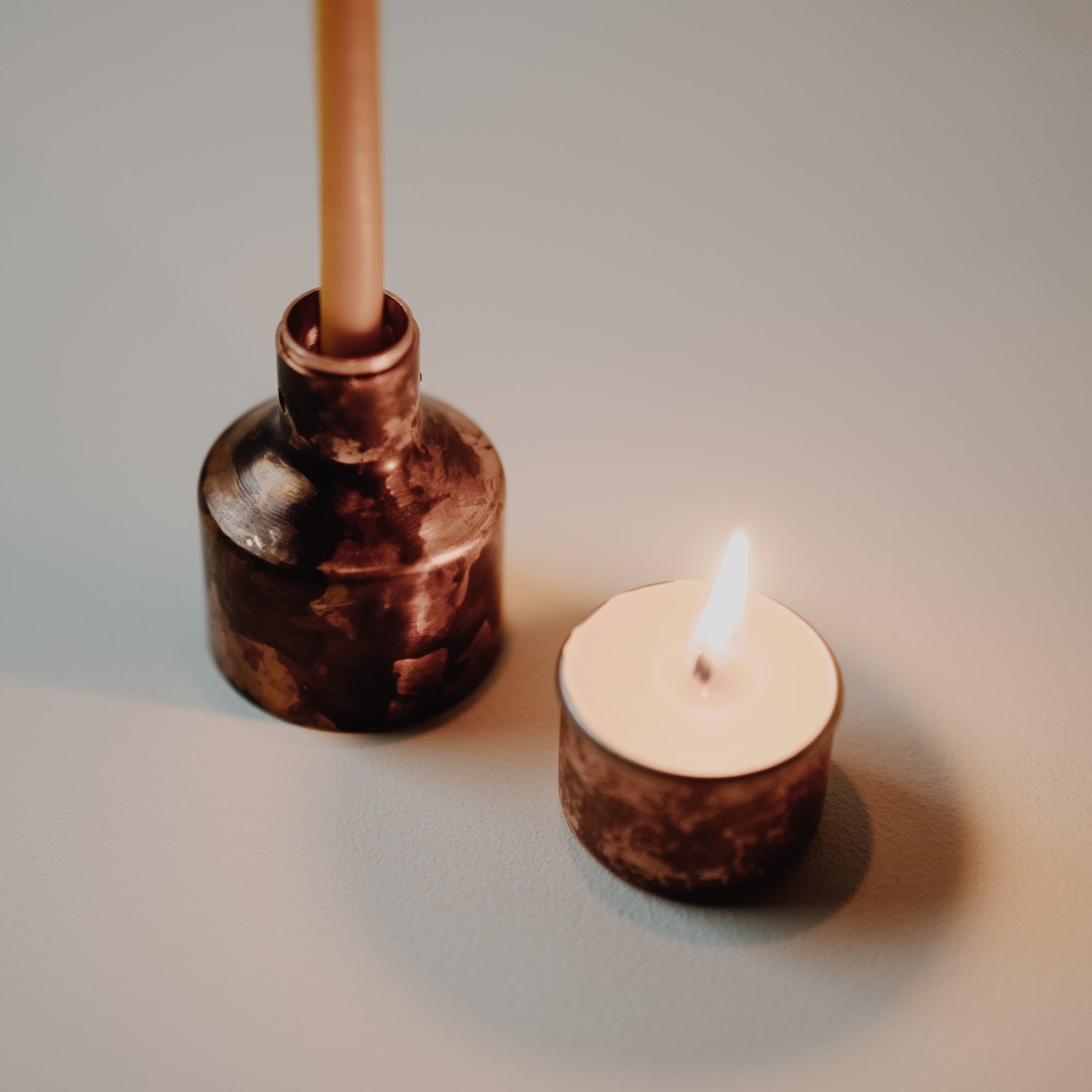 Celeste (Copper) Candle Holder