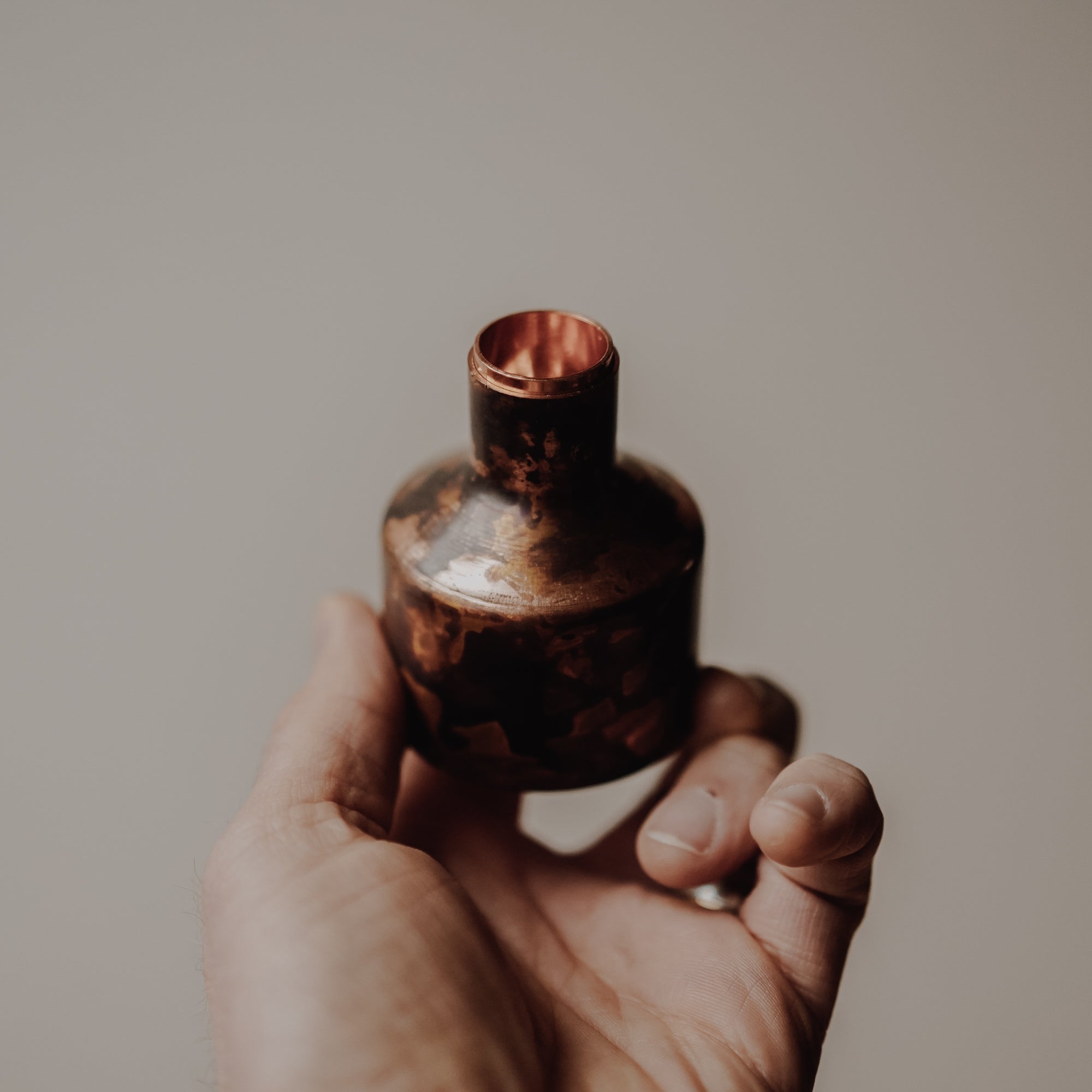 Celeste (Copper) Candle Holder